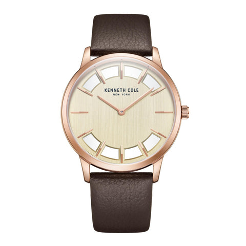 Kenneth Cole NY Mens Transparency Dial Watch