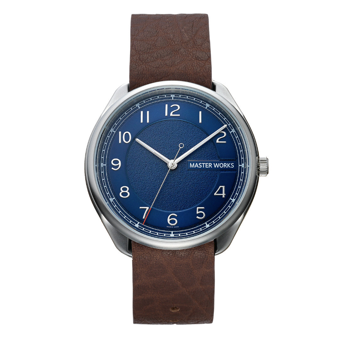  Master Works Master Works Mens Classic Leather Strap Watch - Default Title - Bonton