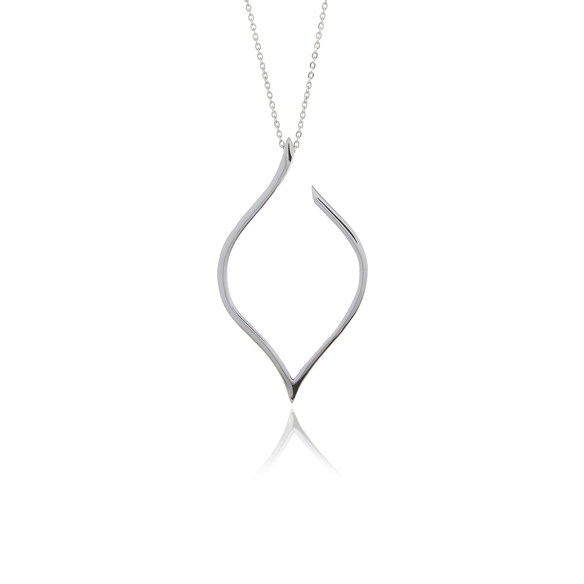  Georgina Jewelry Petal Pendant - Silver - Bonton