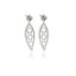  Georgina Jewelry One Leaf Chandelier Line Earring - Silver - Bonton