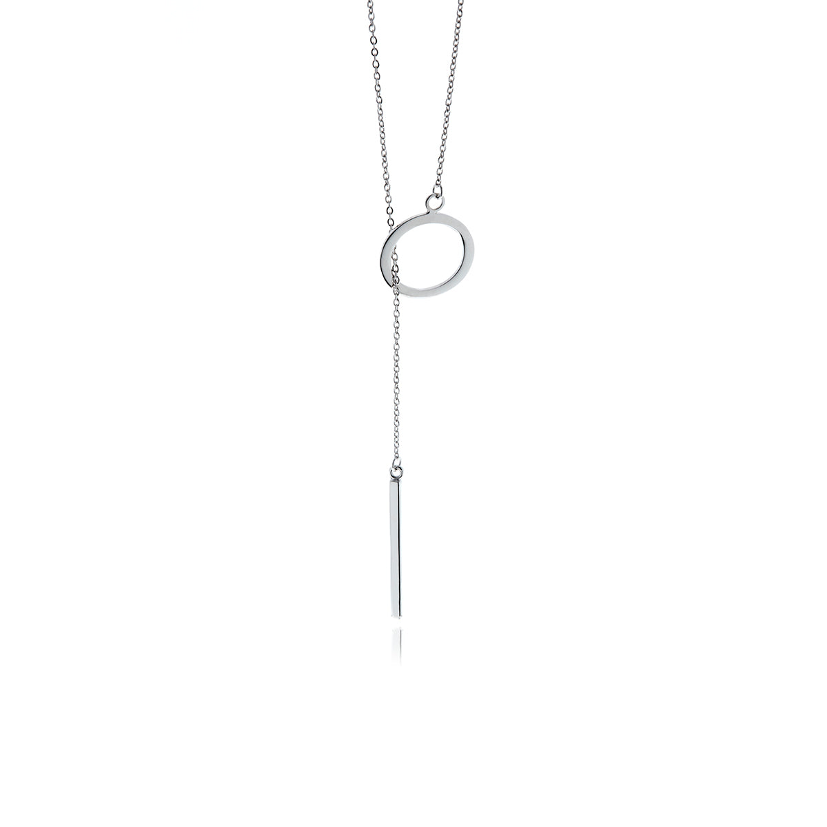  Georgina Jewelry Reverie Chain Bar Necklace - Silver - Bonton