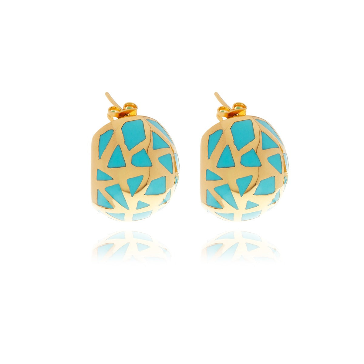  Georgina Jewelry Les Racines Resin Earrings - Green - Bonton