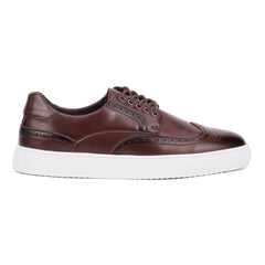 Men's Mario Low Top Sneakers-BROWN-9.5-4