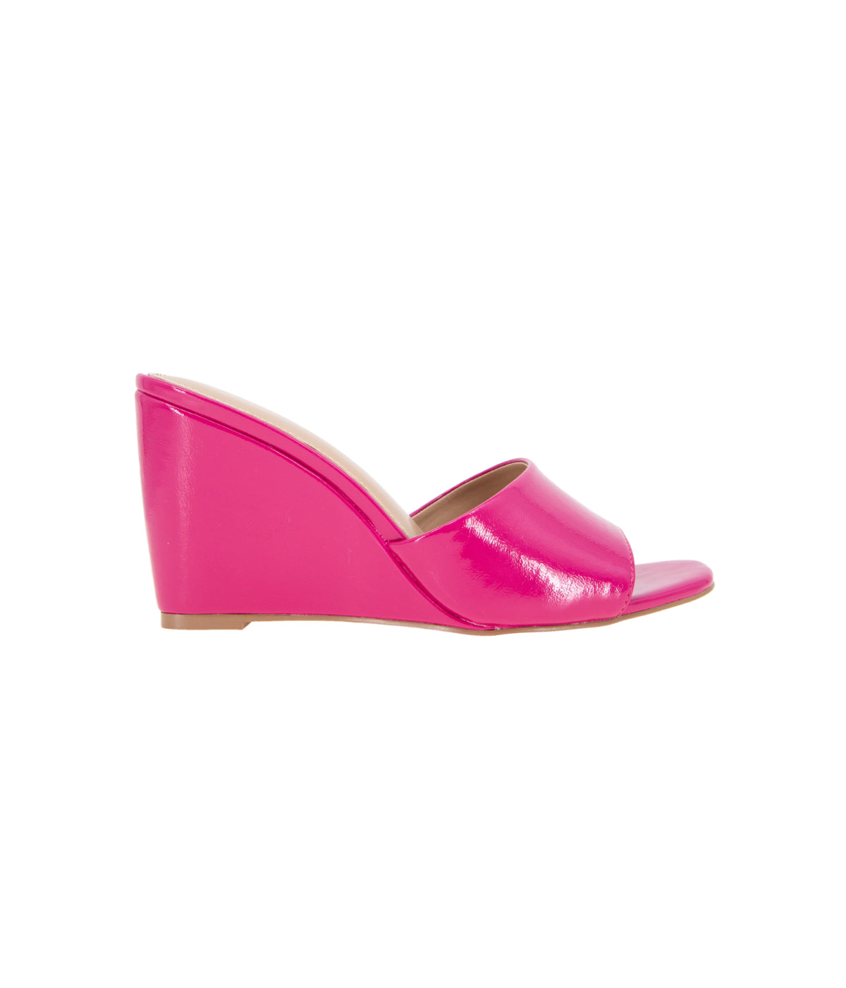  BCBGeneration GIANI Women's Wedge Heels Shoes - Viva Pink Patent - Bonton