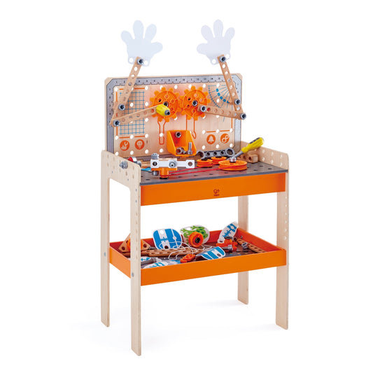 Hape Junior Inventor Deluxe Scientific Workbench, 79 Pieces