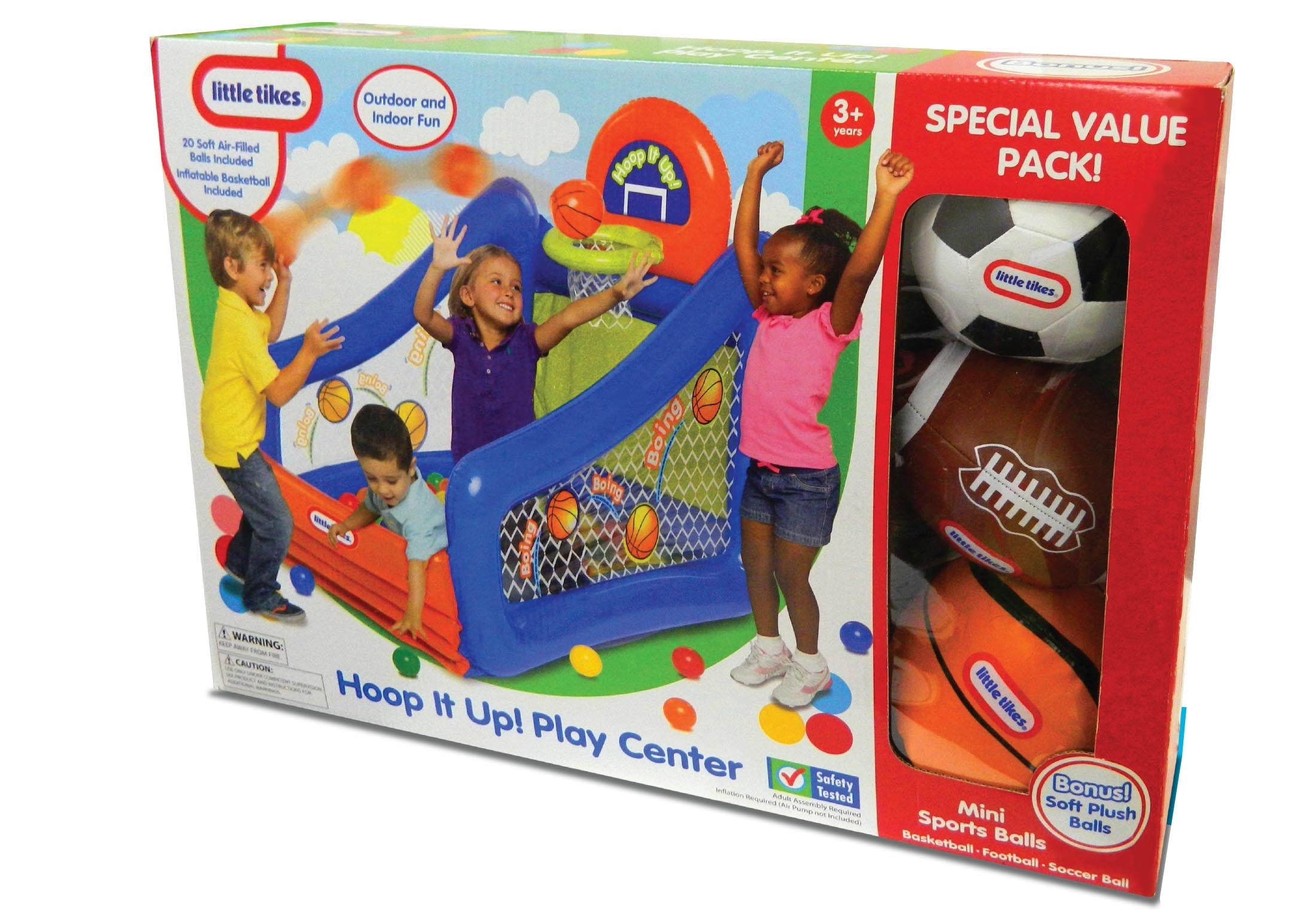  Better Sourcing Little Tikes Hoop It Up! Play Center Ball Pit - Multi - Bonton