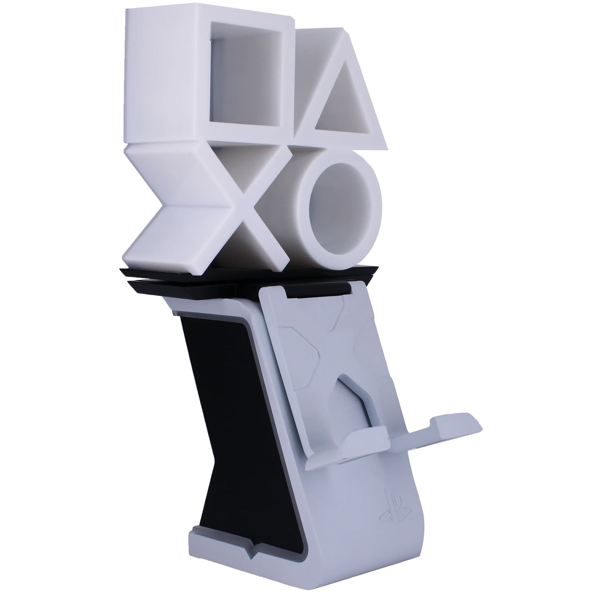  Exquisite Gaming LED IKONS PlayStation Logo Charging Phone & Controller Stand - Multi - Bonton