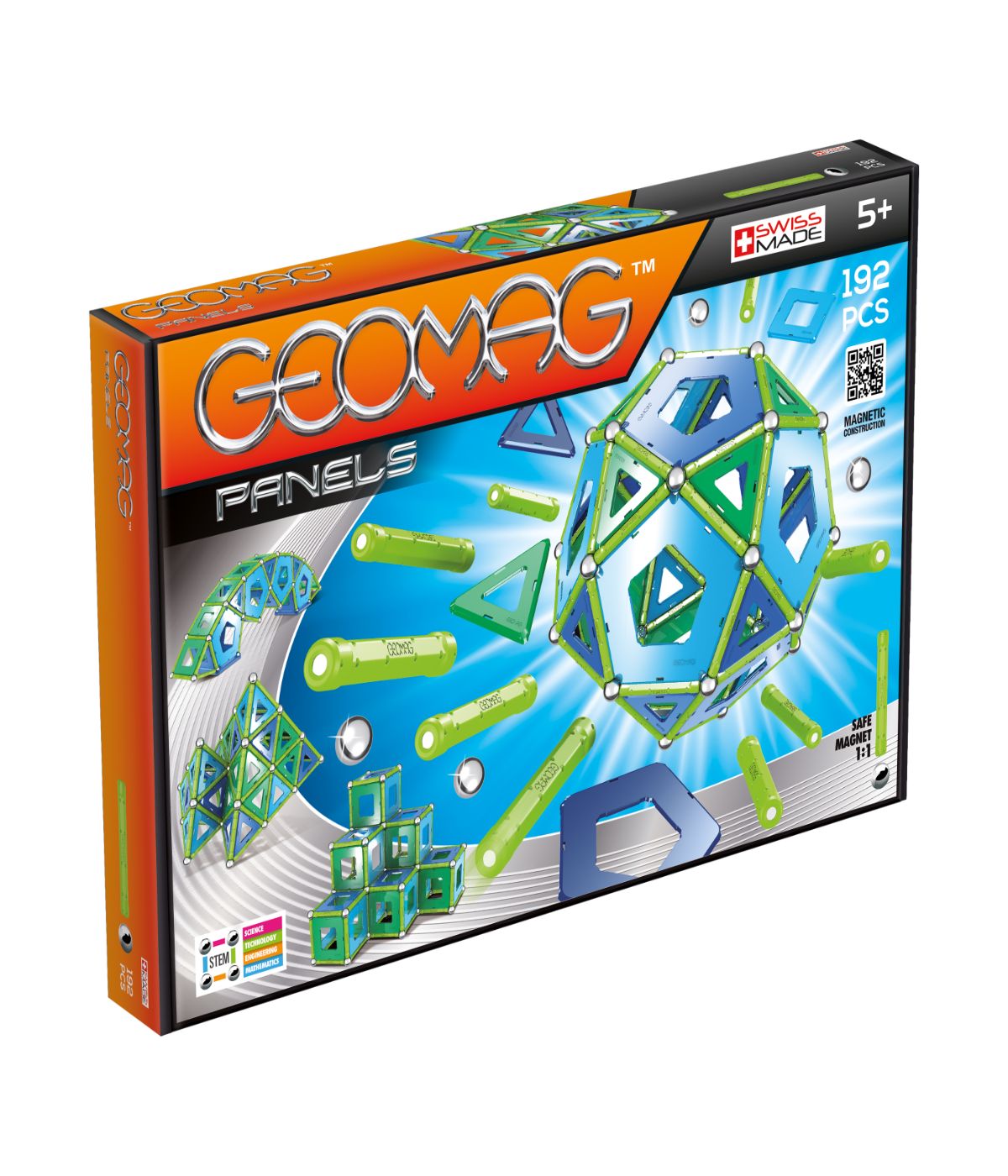  Geomag Panels: 192 Pcs Multi - Multi - Bonton