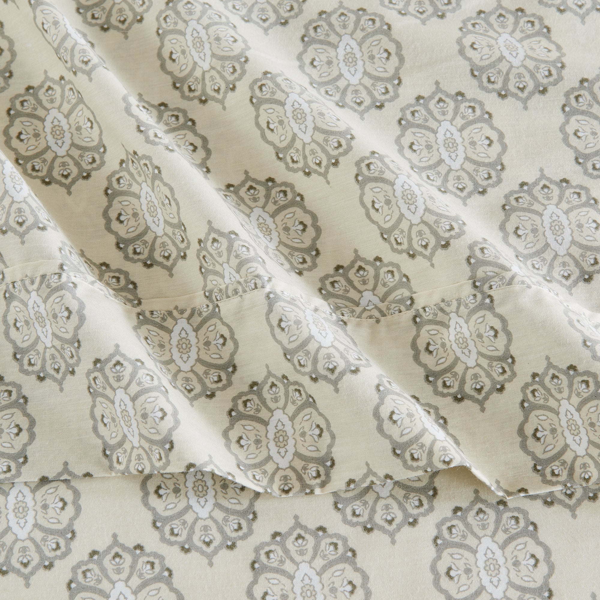  Patina Vie Maison Patina Vie Maison Cotton & Rayon From Bamboo Blend Printed Sheet Set - Full - Bonton