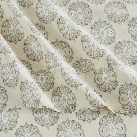 Patina Vie Maison Cotton & Rayon From Bamboo Blend Printed Sheet Set