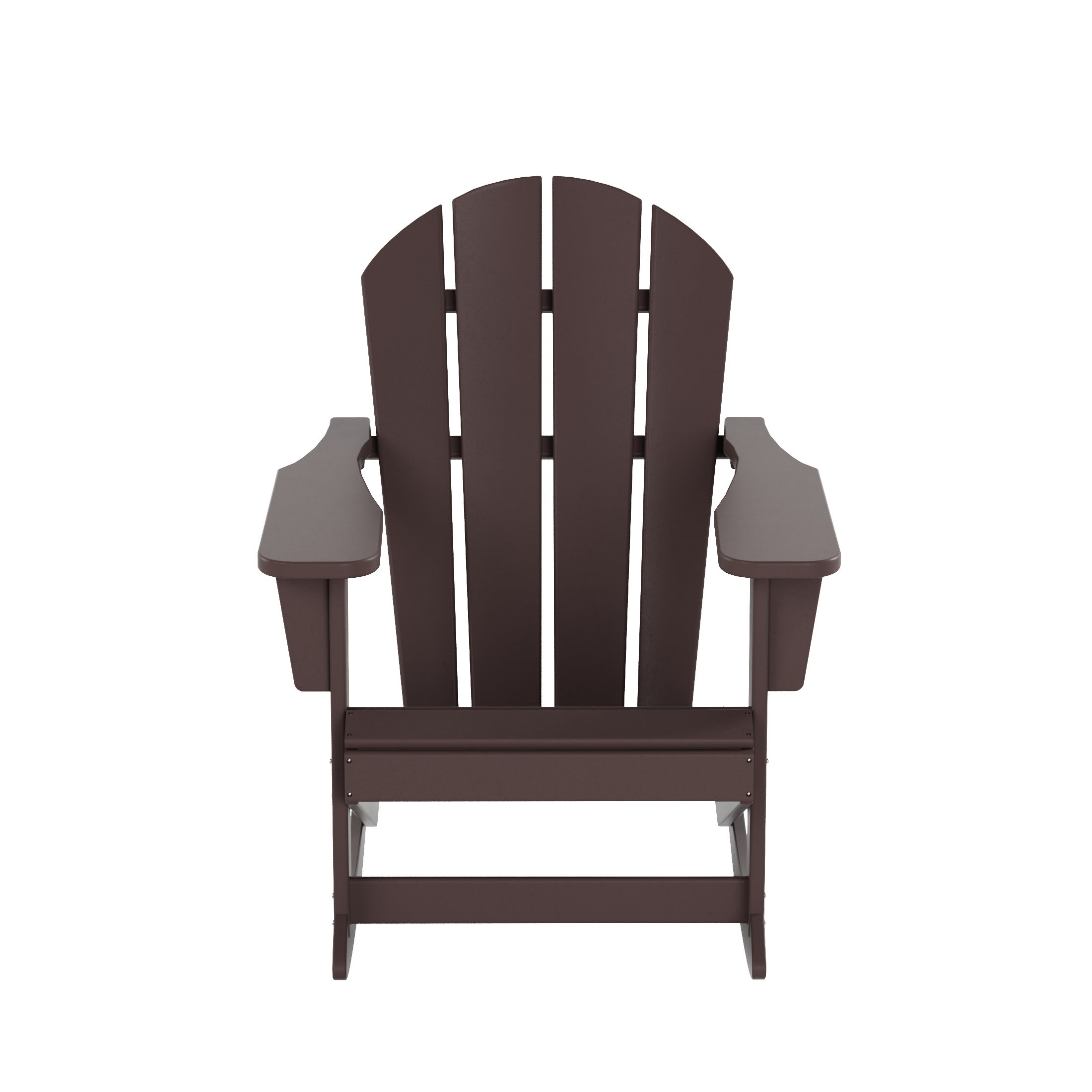  Westin Furniture Classic Porch Outdoor Patio Rocking Adirondack Chair - Black - Bonton