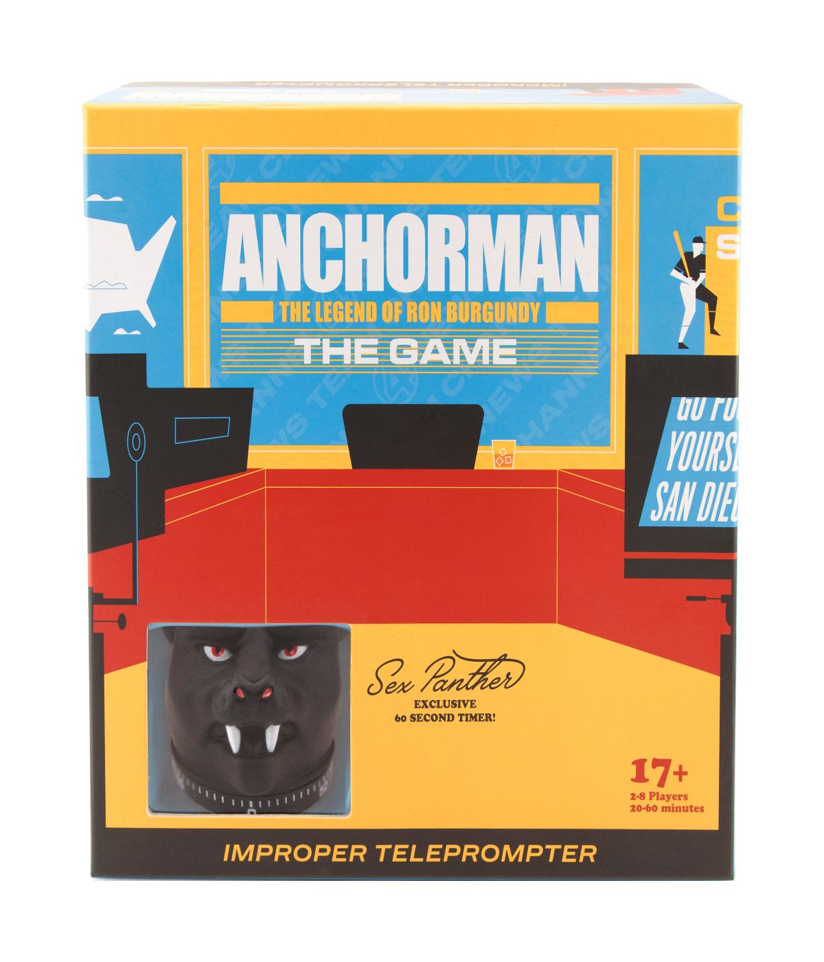  Anchorman: The Legend of Ron Burgundy - Improper Teleprompter Game Multi - Multi - Bonton