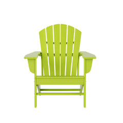 Altura Outdoor Adirondack Chair with Ottoman 2-Piece Set