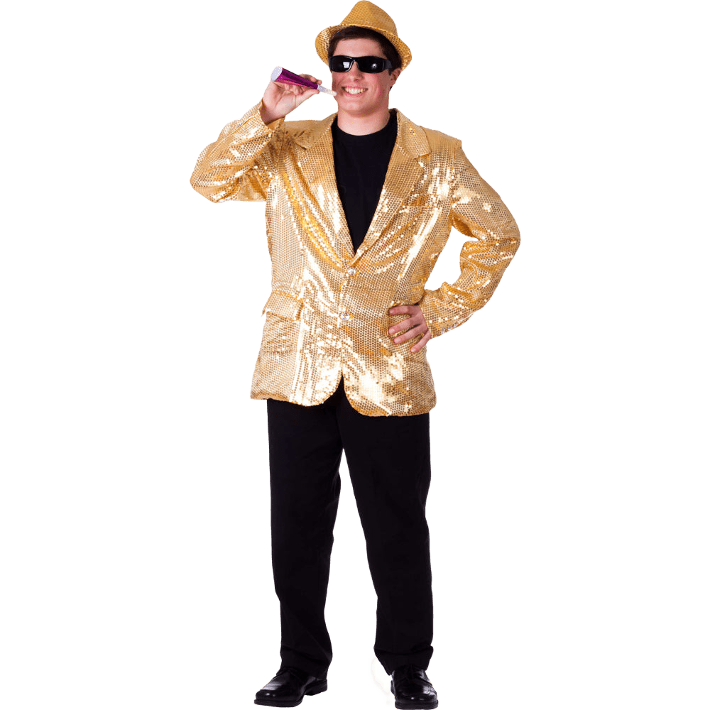 Dress Up America Gold Sequin Jacket - Adults by Dress Up America - Large - Bonton