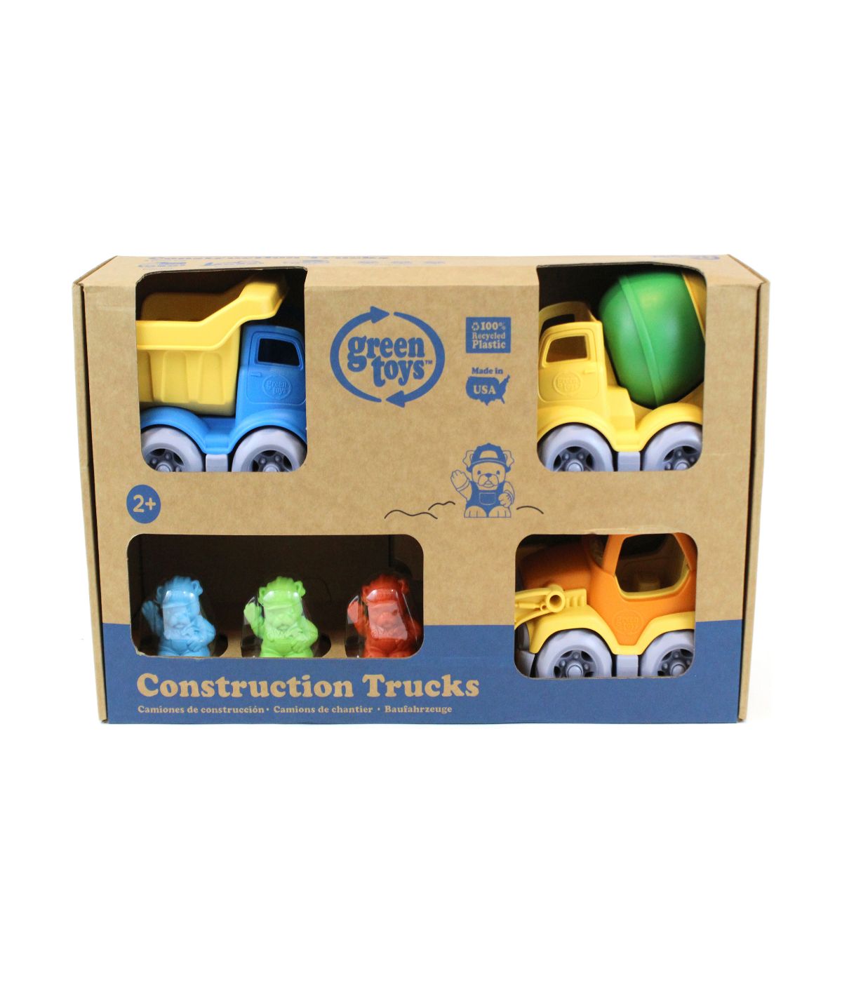  Construction Trucks - 3 Vehicle Gift Set Multi - Multi - Bonton