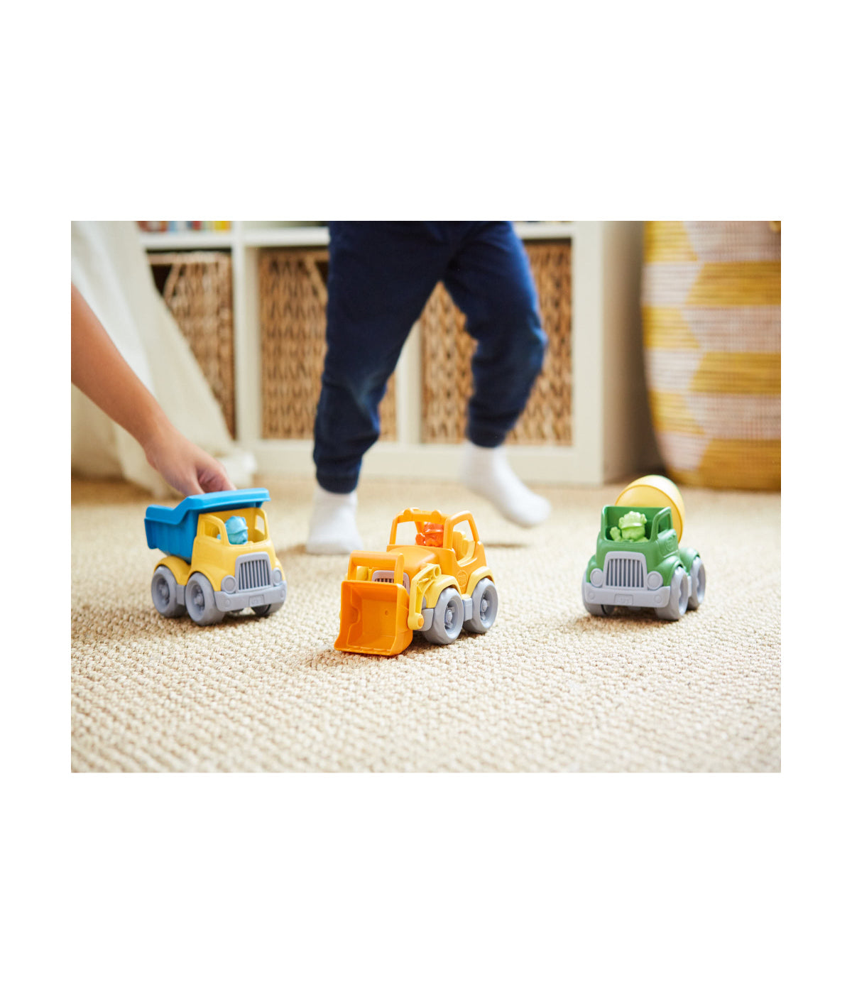  Construction Trucks - 3 Vehicle Gift Set Multi - Multi - Bonton