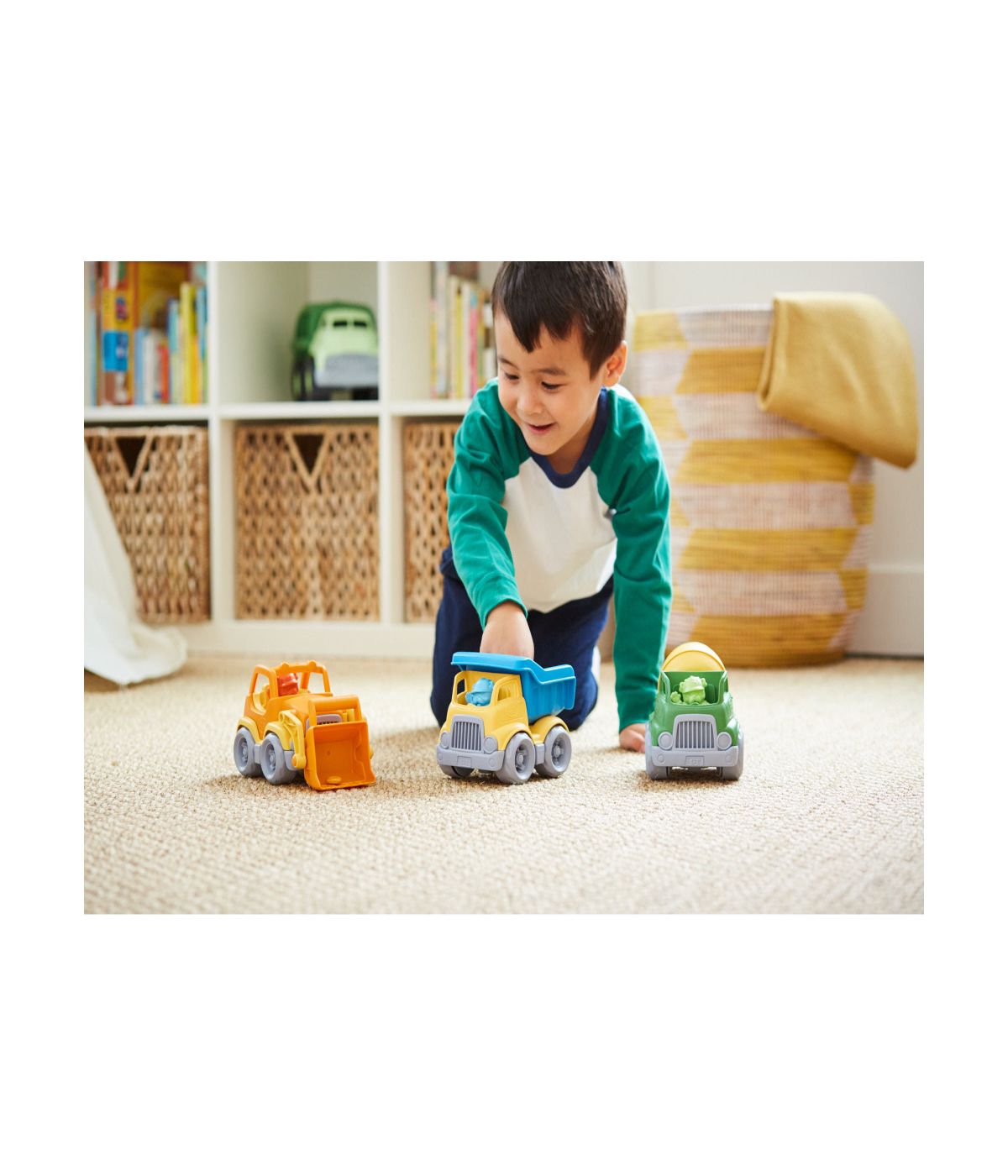  Construction Trucks - 3 Vehicle Gift Set Multi - Multi - Bonton