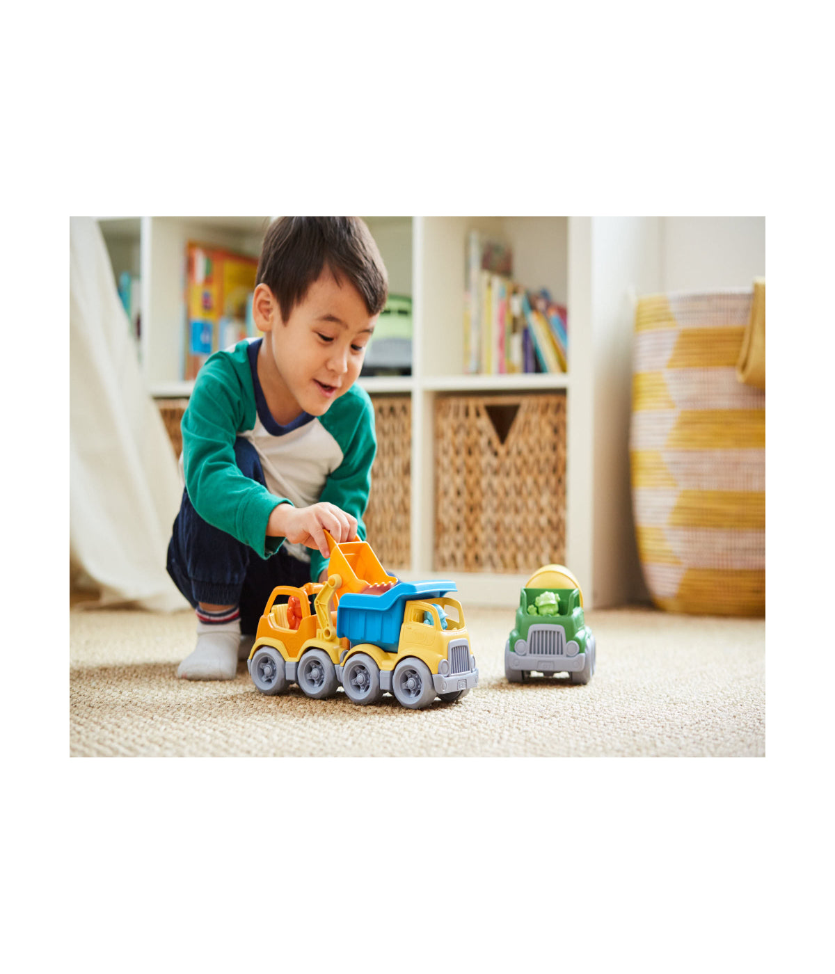  Construction Trucks - 3 Vehicle Gift Set Multi - Multi - Bonton