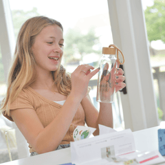 Greta Glass Water Bottle Decorating Craft