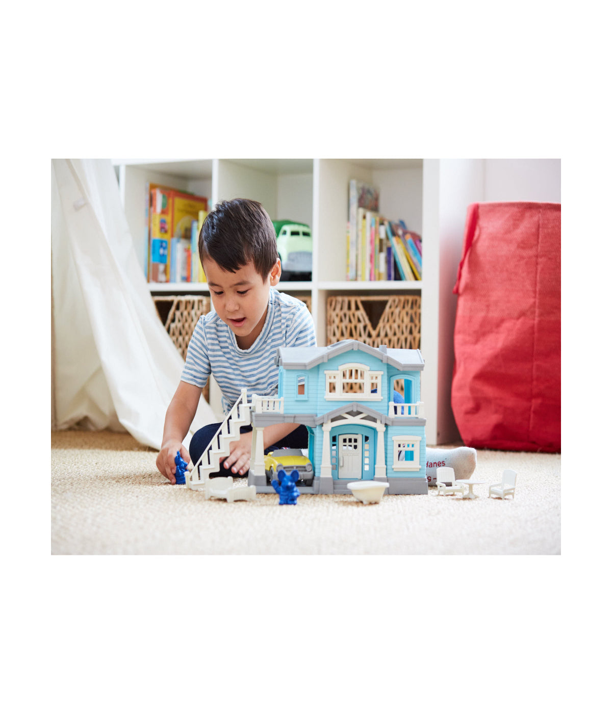  House Playset Multi - Multi - Bonton