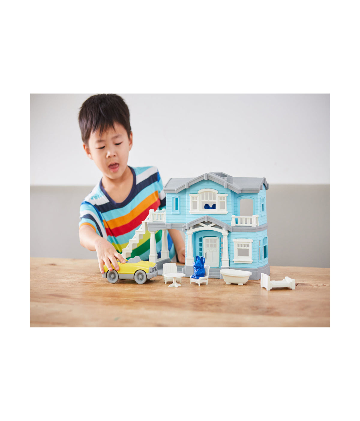  House Playset Multi - Multi - Bonton