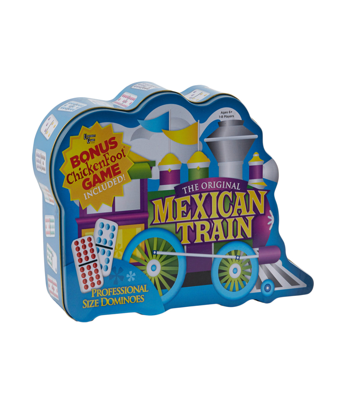  Mexican Train Deluxe Traditional Double 12 Domino Set with Dots Multi - Multi - Bonton