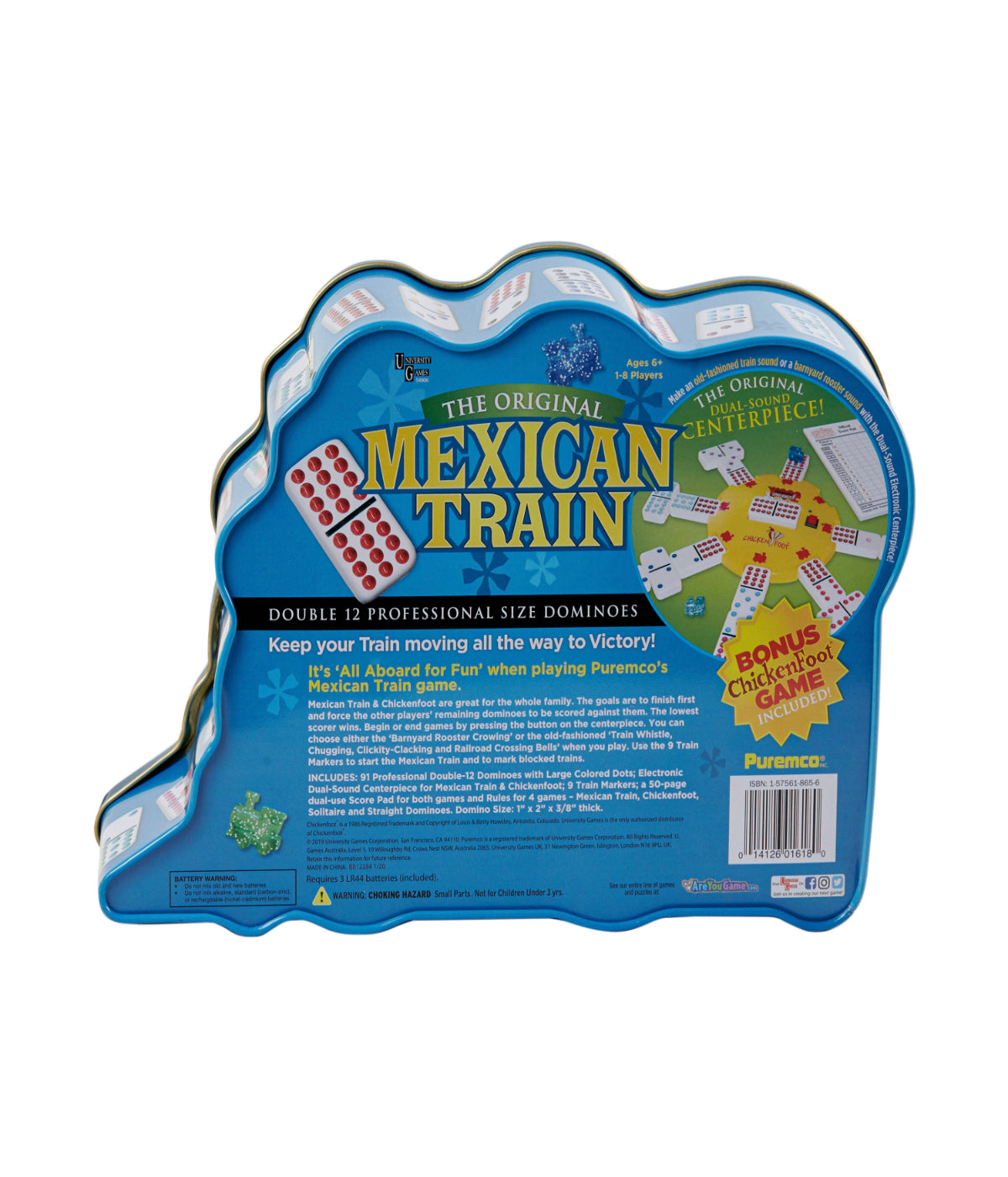  Mexican Train Deluxe Traditional Double 12 Domino Set with Dots Multi - Multi - Bonton