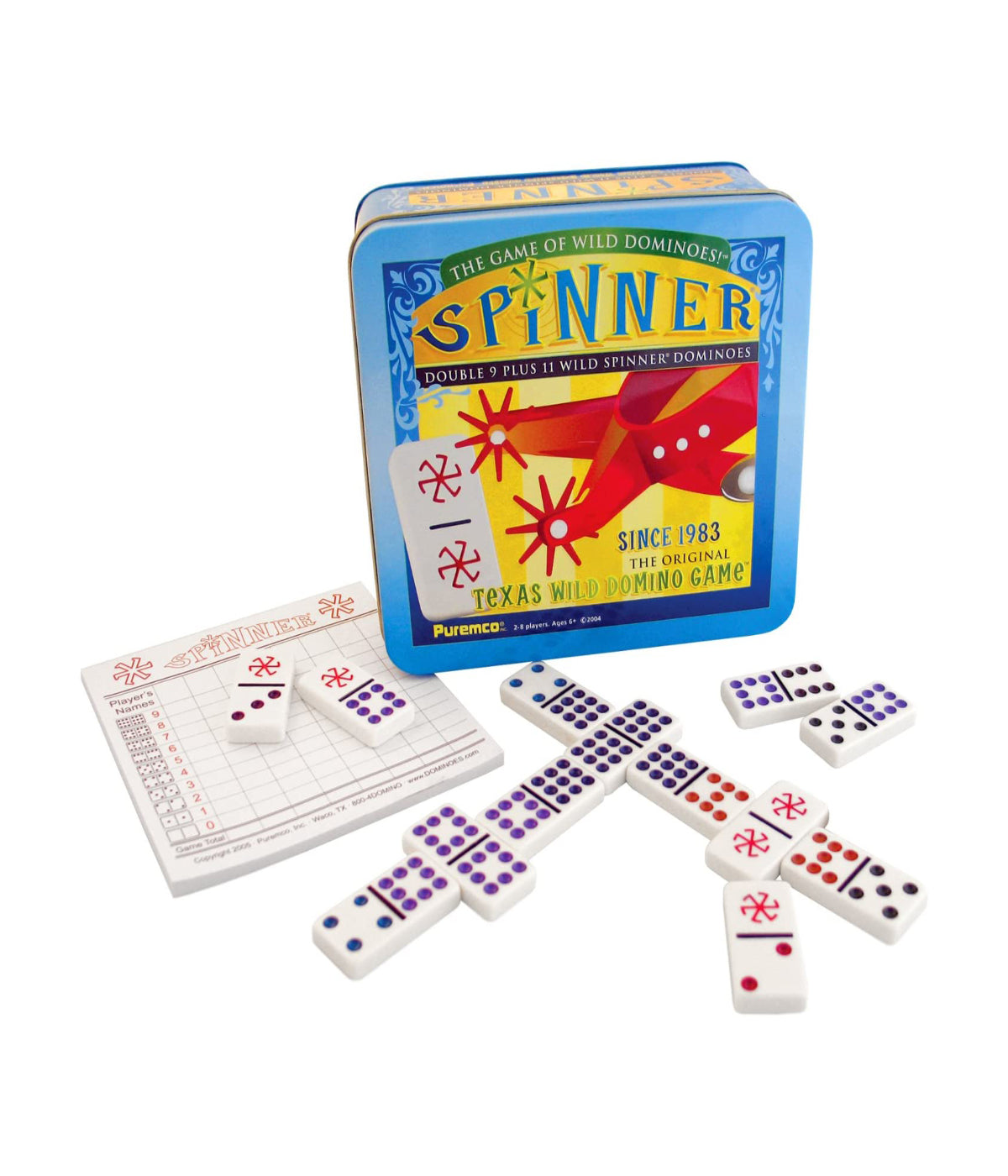  Spinner Dominoes Game Multi - Multi - Bonton