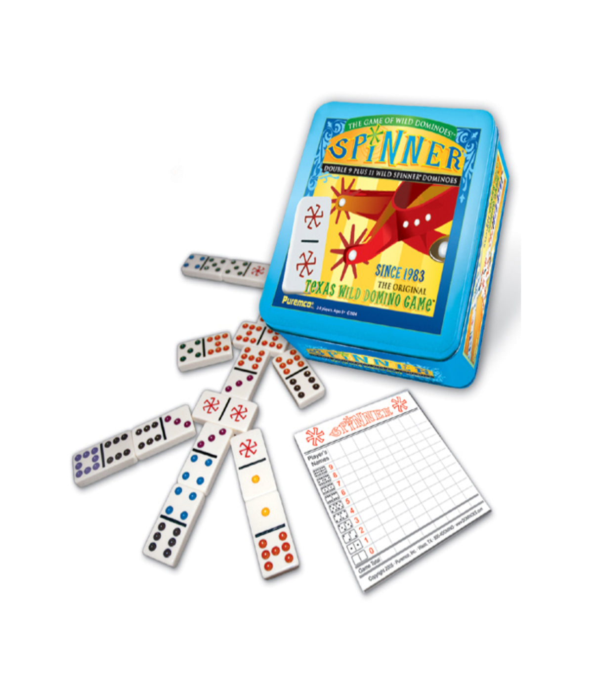  Spinner Dominoes Game Multi - Multi - Bonton