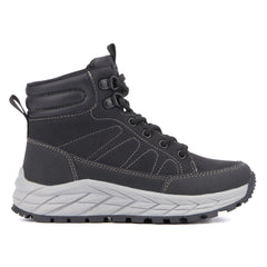 Xray Footwear Boy's Malakai High Top Sneakers-BLACK-11-4