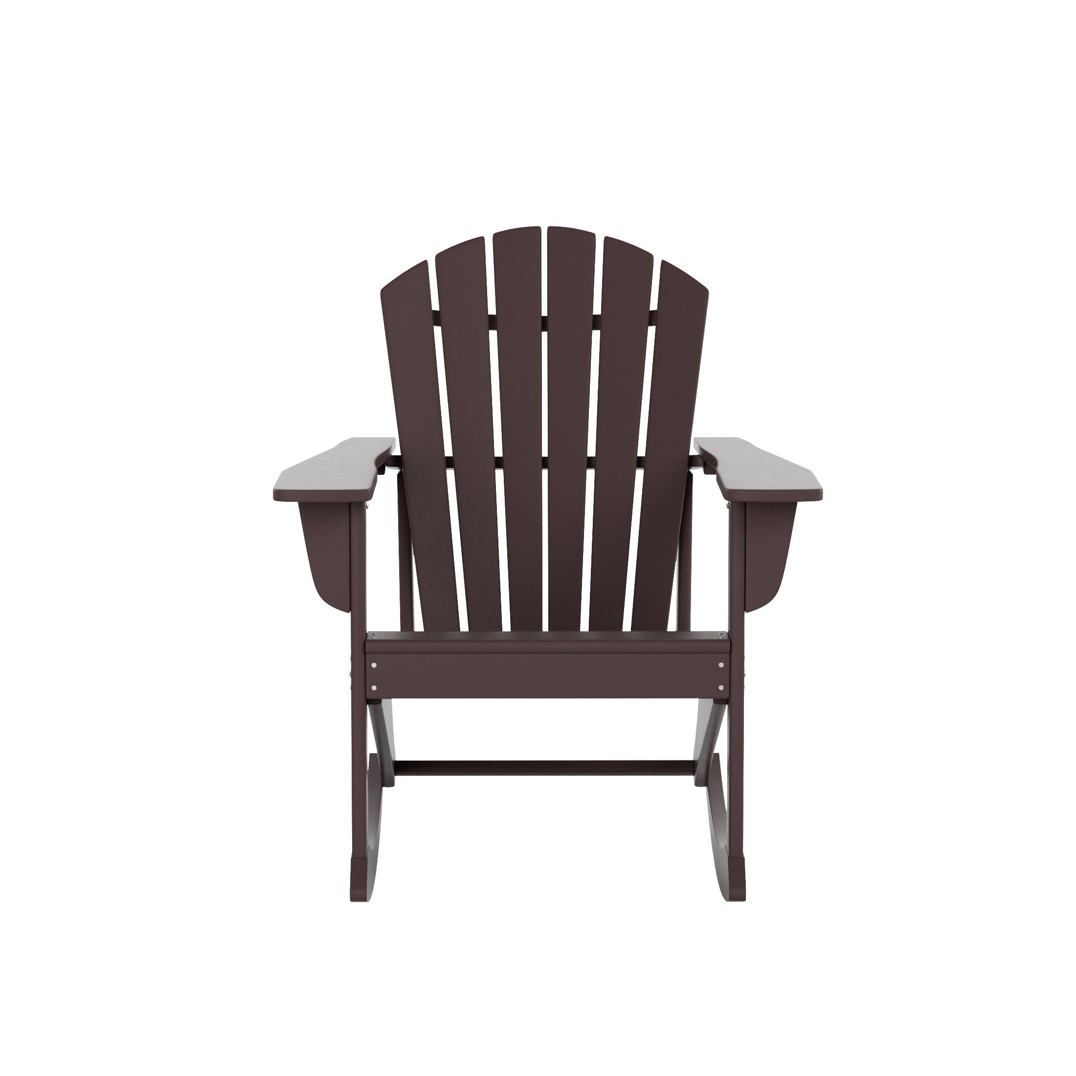  Westin Furniture Altura Outdoor Rocking Adirondack Chair - White - Bonton