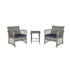 3-Piece Outdoor Patio Seating Conversation Set