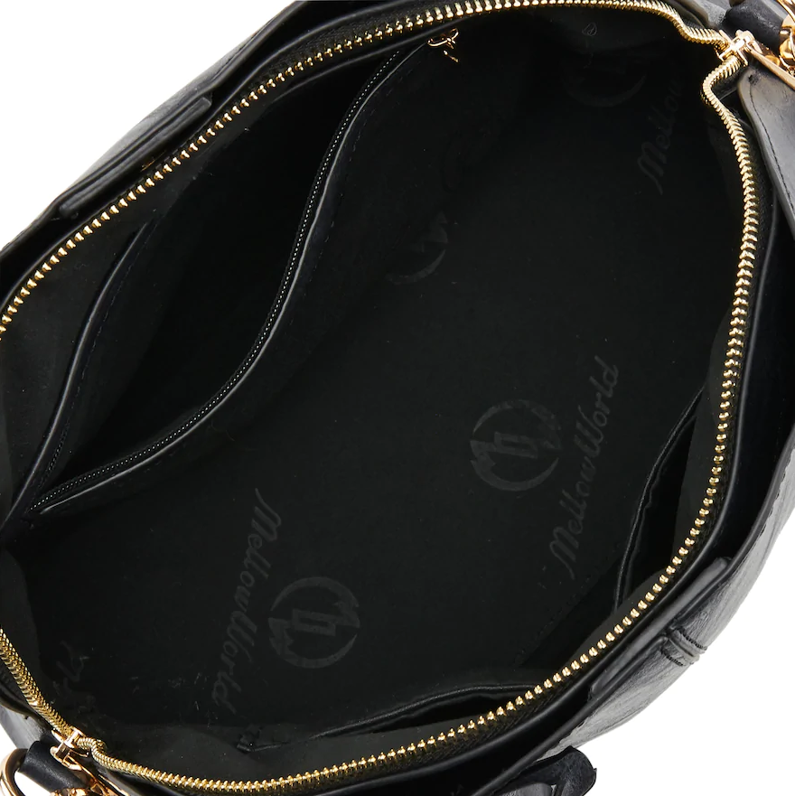  Mellow World Rory 3 Compartment Bowler Bag - Black - Bonton