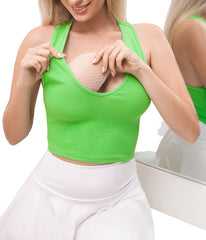 Non Slip Bra Pad Inserts Half Moons Style