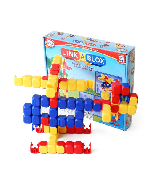 LinkaBlox Construction Toy: 60 Pcs Multi