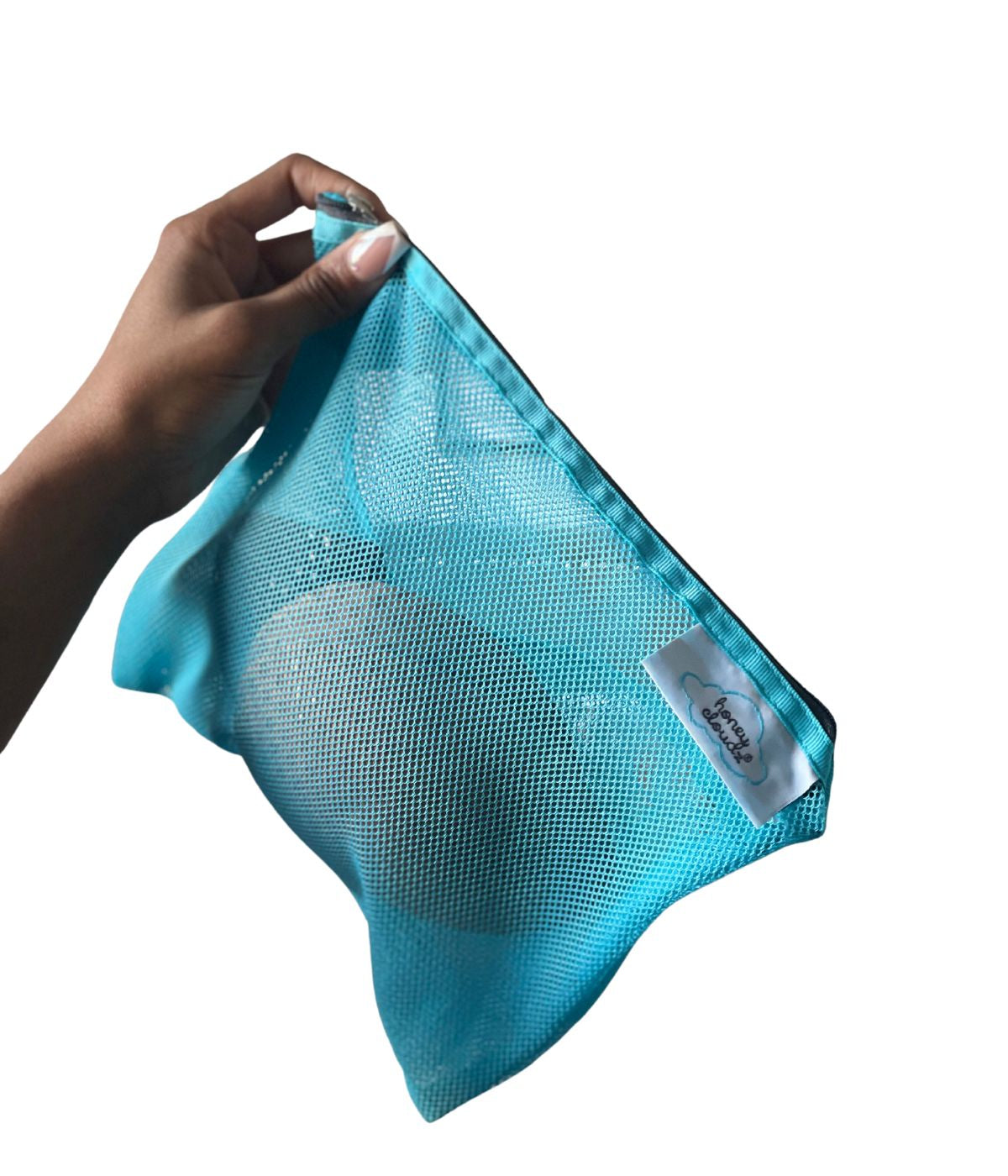  Honey Cloudz Bra Inserts Wash and Storage Bag - Blue - Bonton