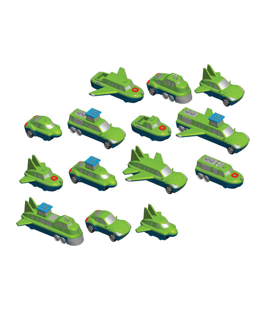 Magnetic Mix or Match Vehicles: Set #1 Multi