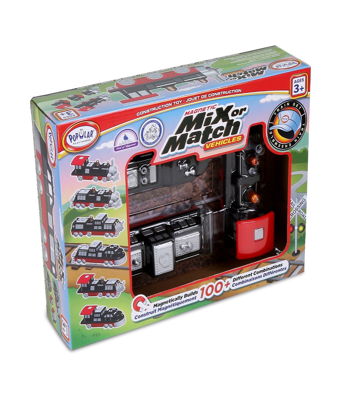  Magnetic Mix or Match Vehicles: Train Set Multi - Multi - Bonton