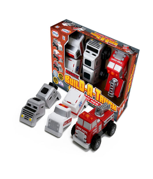 Magnetic Build-A-Truck: Fire and Rescue Multi