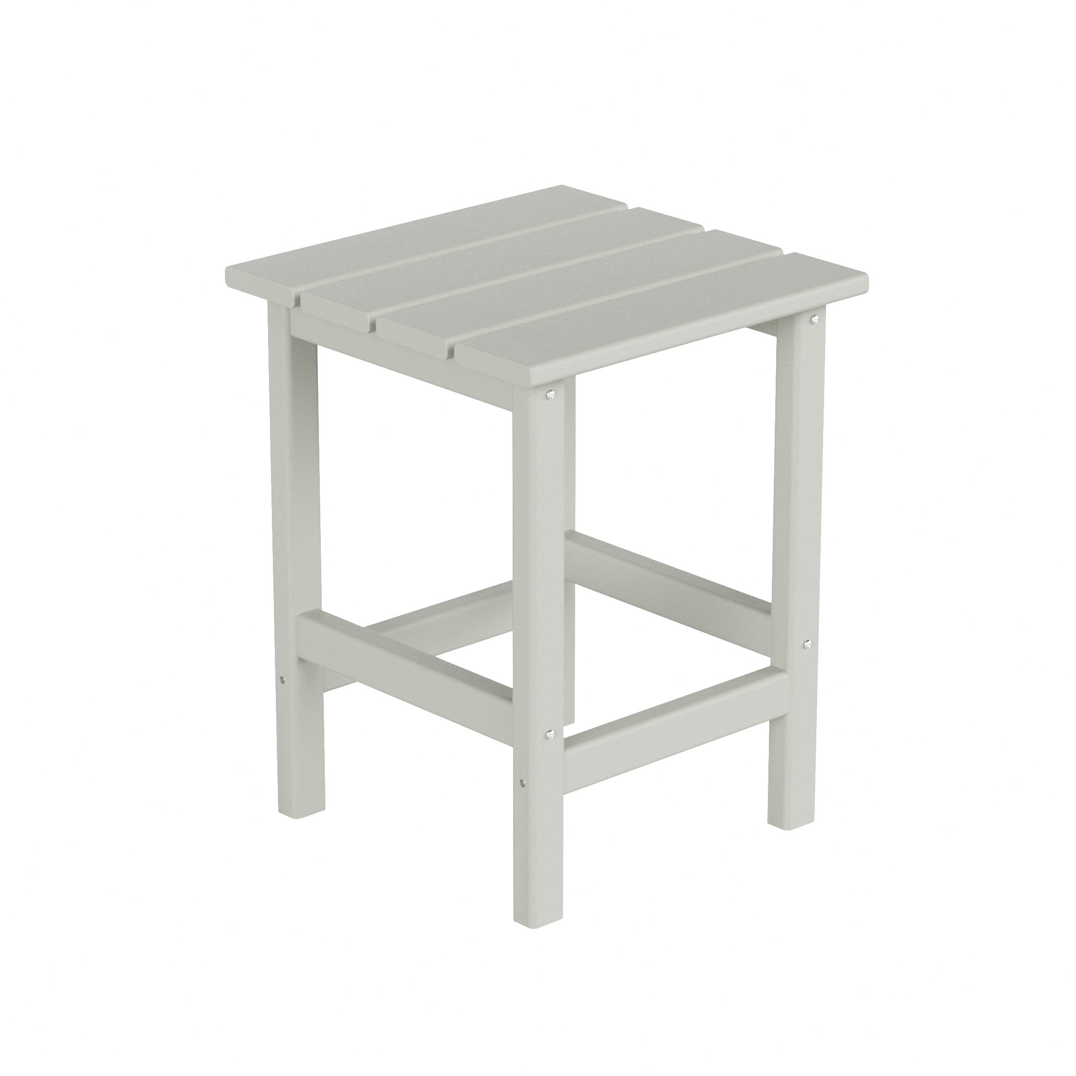  Westin Furniture Outdoor Patio Adirondack Side Table - Weathered Wood - Bonton