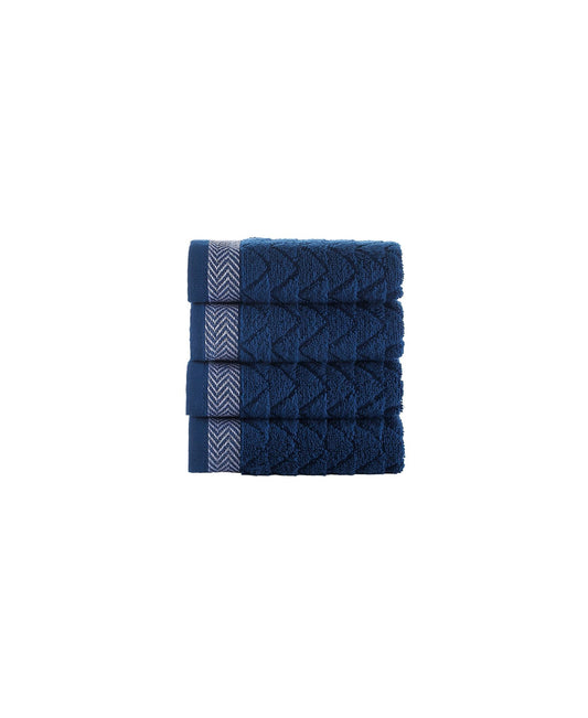 Herringbone 4 Piece Wash Towel Set