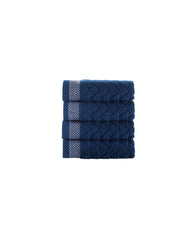 Herringbone 4 Piece Wash Towel Set