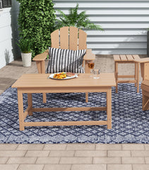 Outdoor Patio Classic Adirondack Coffee Table