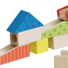 Roba Wooden Marble Run Set,100 pieces