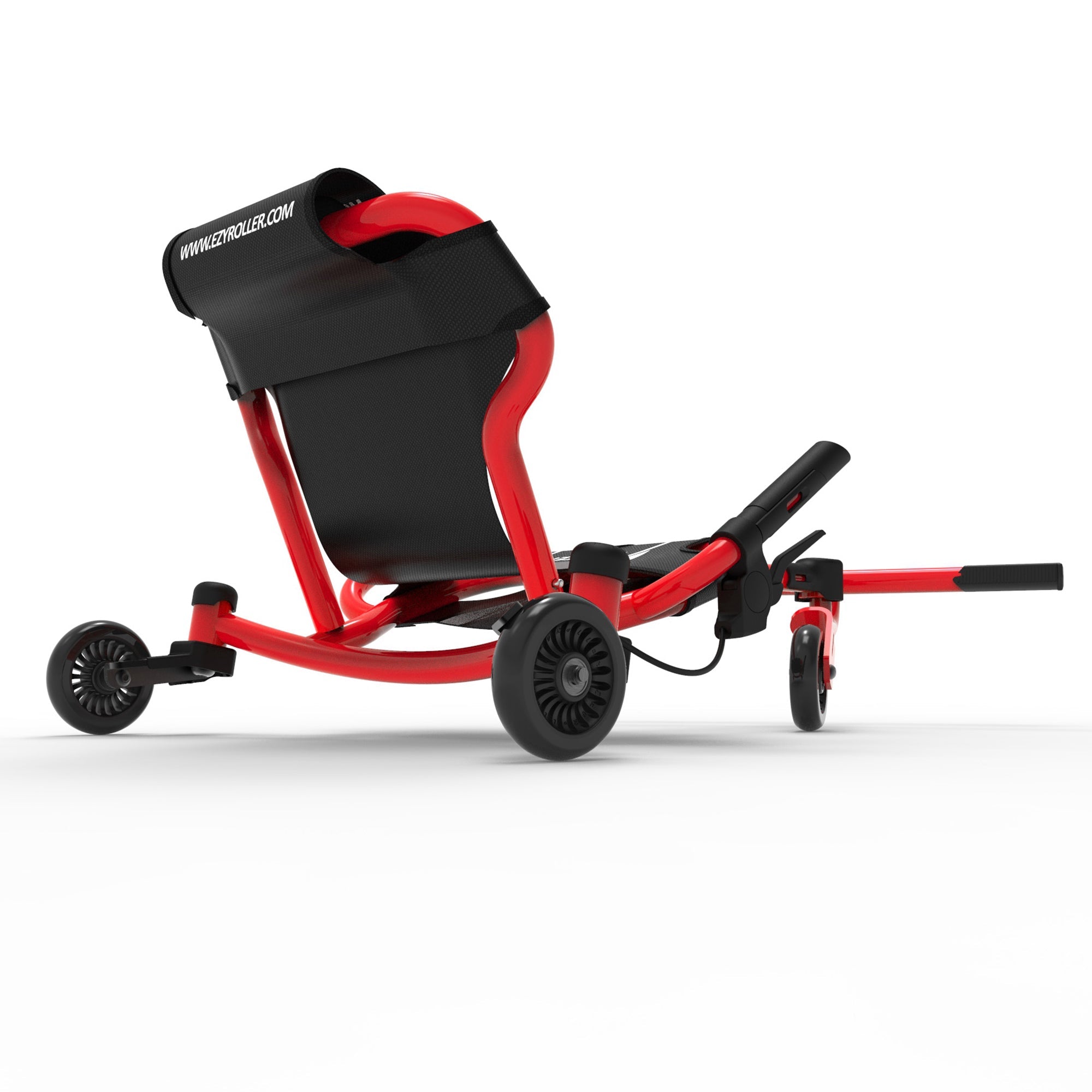  Ezyroller EzyRoller: Drifter X - Red - Ride-On Scooter, Cambering Motion, Pedal Free Cart, Hand Brakes, Extendable Frame, 154lb Capacity, Adults & Kids Ages 6+ - Multi - Bonton