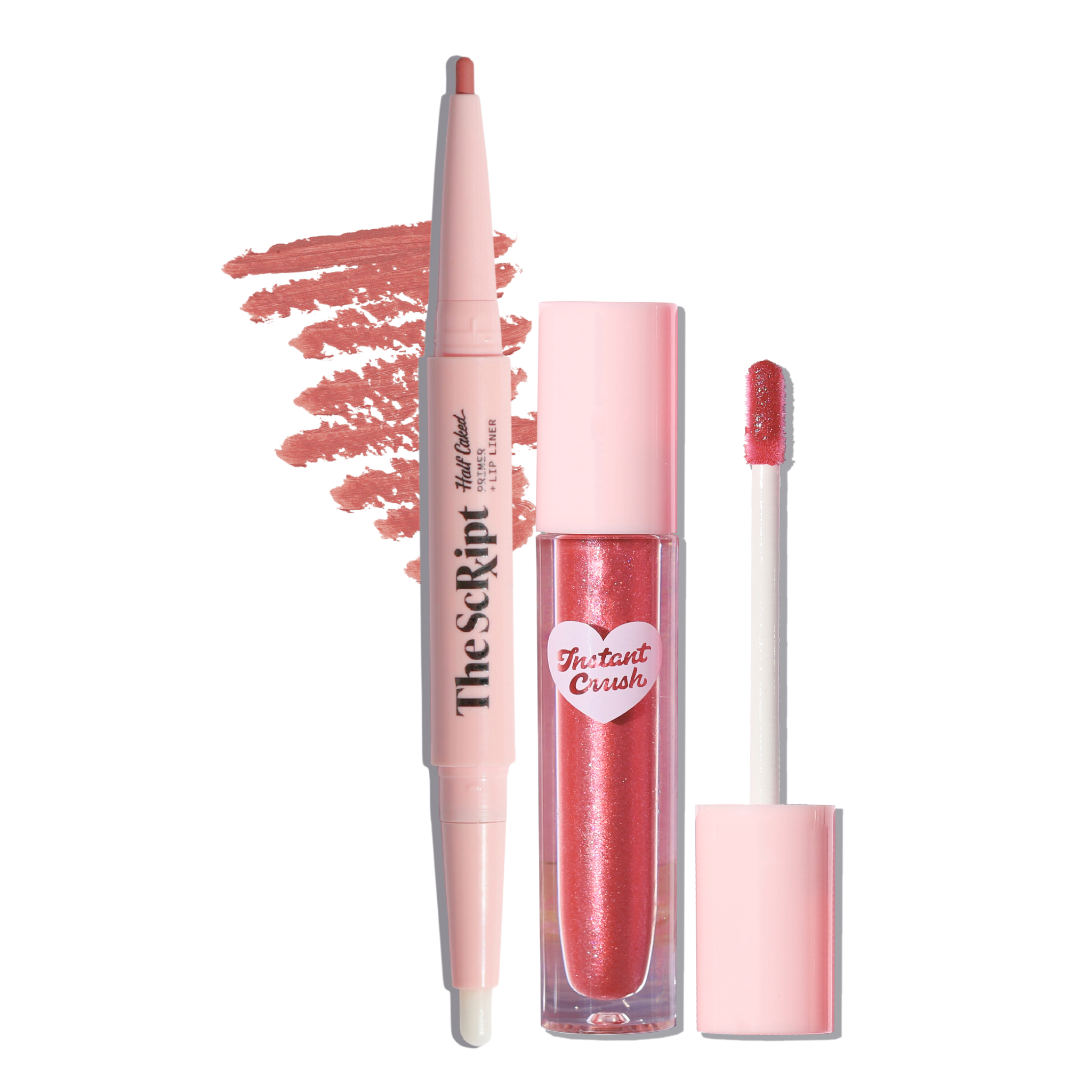  Half Caked Lip Liner + Lip Gloss Duo (Half Life / Caught Up) by Half Caked - Default Title - Bonton