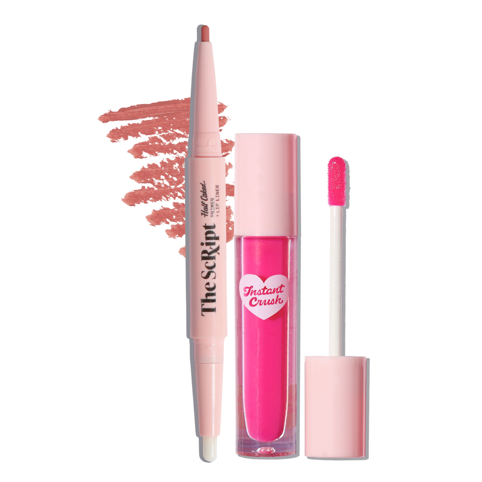  Half Caked Lip Liner + Lip Gloss Duo (Half Life / Dirty Pop) by Half Caked - Default Title - Bonton