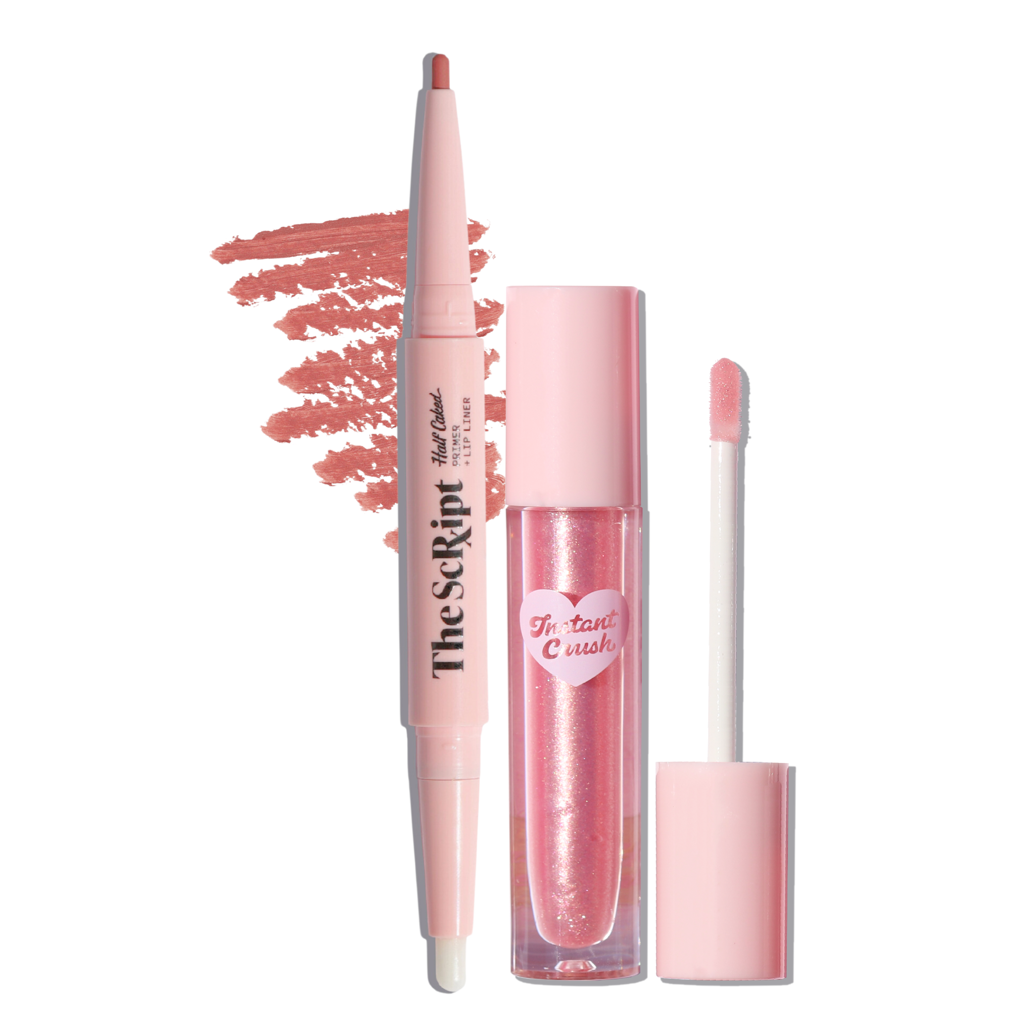  Half Caked Lip Liner + Lip Gloss Duo (Half Life / Pretty Princess) by Half Caked - Default Title - Bonton