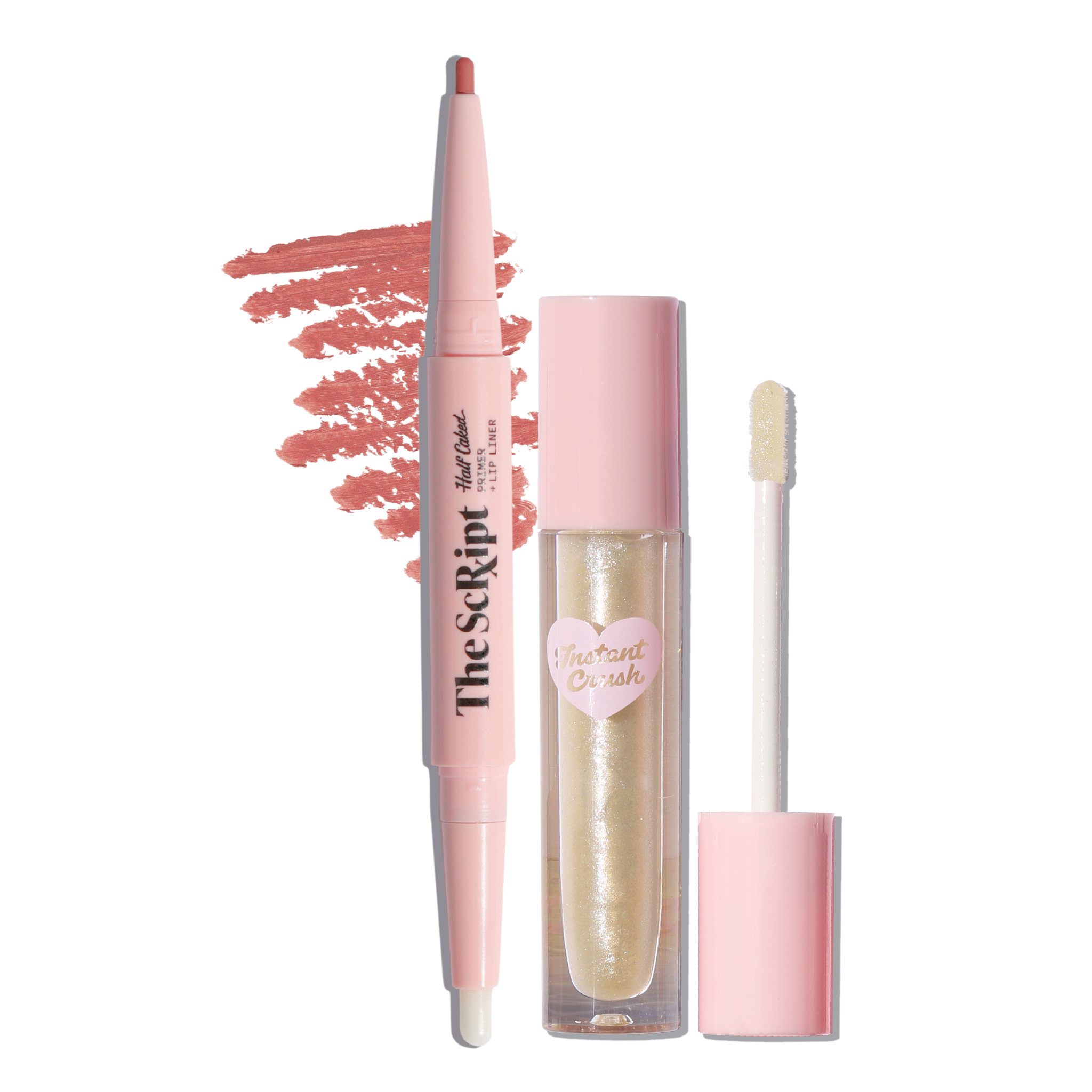  Half Caked Lip Liner + Lip Gloss Duo (Half Life / Sparkle Motion) by Half Caked - Default Title - Bonton