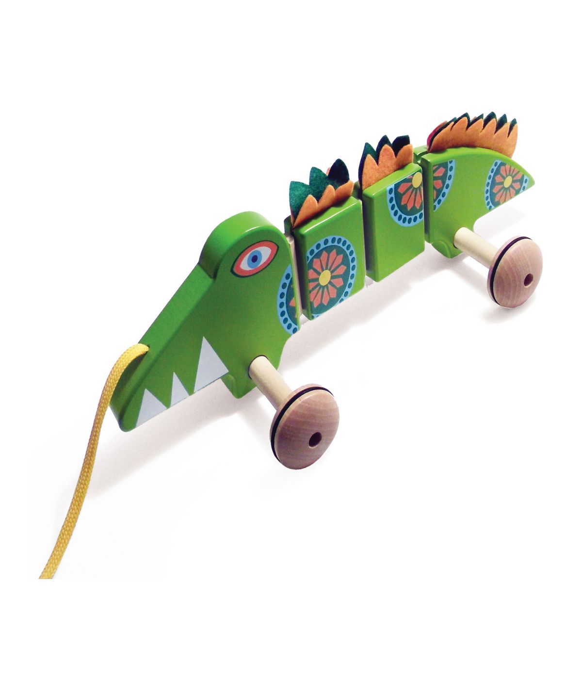  TiddlyTots Large Wooden Pull-Along Crocodile Multi - Multi - Bonton